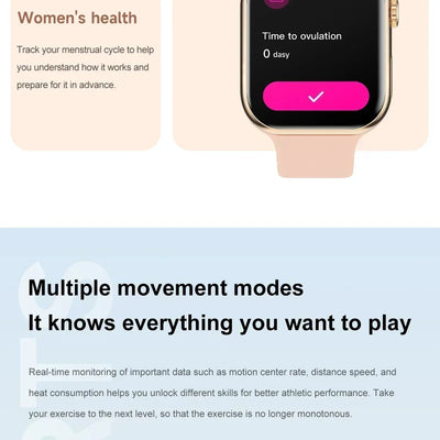 2025 New Original For Apple Watch 10 Smart Watch Men Body Temperature Bluetooth Call NFC GPS Sports Women SmartWatch for Apple