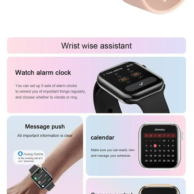 2025 New Original For Apple Watch 10 Smart Watch Men Body Temperature Bluetooth Call NFC GPS Sports Women SmartWatch for Apple