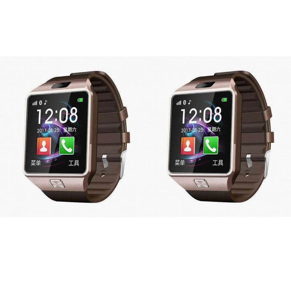 DZ09 Smart Watch TF SIM Card Digital Touch Screen Camera Smartwatch Bluetooth Remote Camera WristWatch For IOS & Android Phones