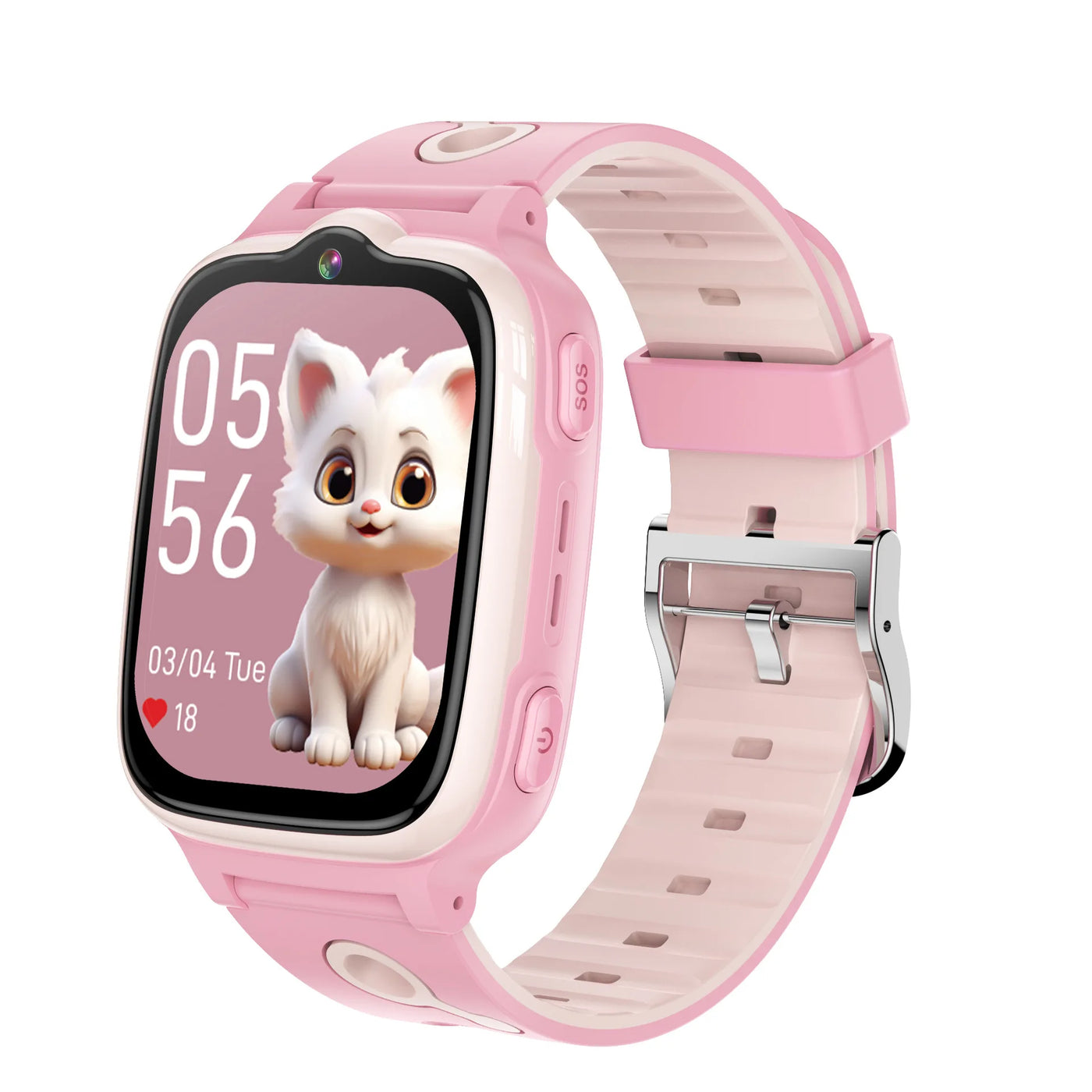 2025 new 4G children's smart phone watch GPS tracking high-definition video call IP67 waterproof parental control SOS anti loss