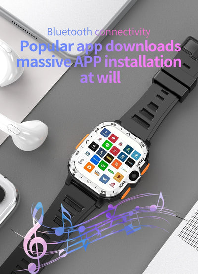 New Android 4G/5G SIM Card Smartwatch Man Woman GPS HD Camera 64G RAM NFC WiFi Google Play Sports NFC Smart Bracelet For XIAOMI