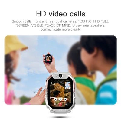 Smartwatch Kids GPS SIM Card 4G 2025 Connected 5G Smart Watch SOS Howear HW Z10 Video Call APP Store Dual Cameras Wifi Bluetooth