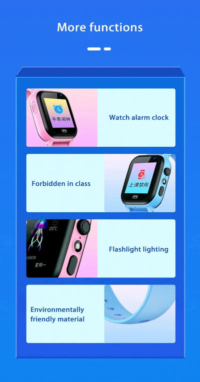 Xiaomi  Kids Smart Watch New Location Video Call SIM Card 5G Child Smartwatch SOS GPS Camera Waterproof Upgrade Watch For Boys G