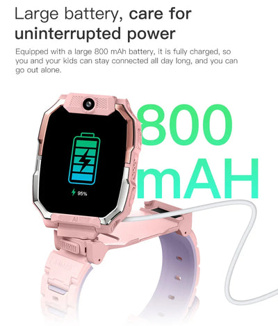 Smartwatch Kids GPS SIM Card 4G 2025 Connected 5G Smart Watch SOS Howear HW Z10 Video Call APP Store Dual Cameras Wifi Bluetooth