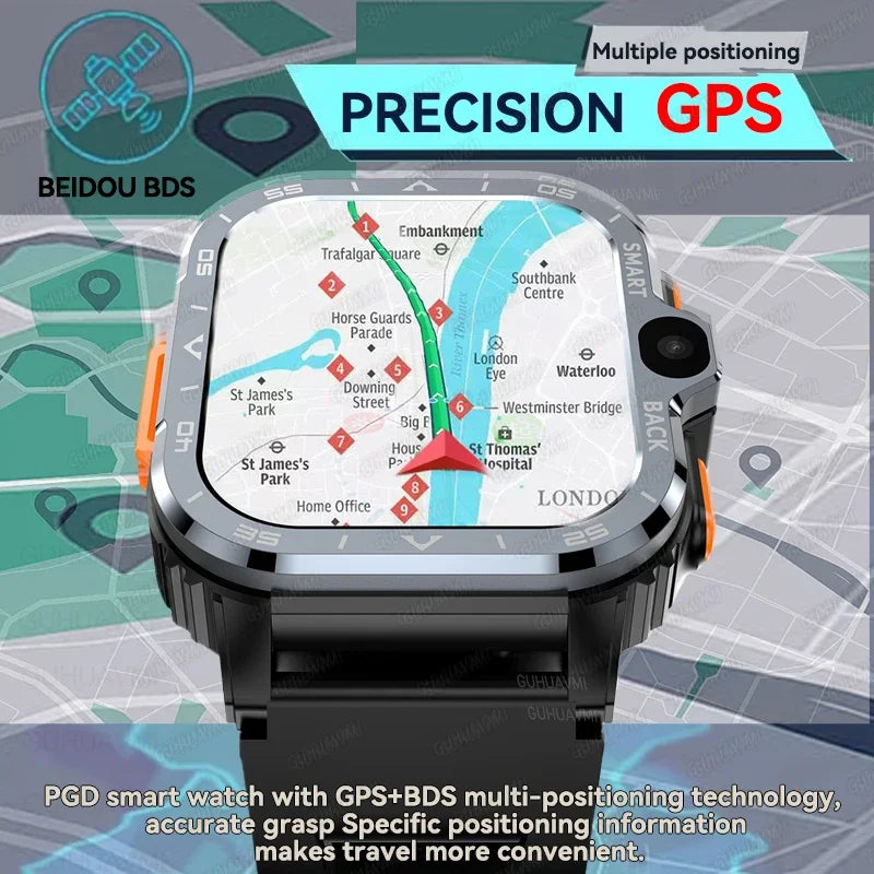 New Android 4G/5G SIM Card Smartwatch Man Woman GPS HD Camera 64G RAM NFC WiFi Google Play Sports NFC Smart Bracelet For XIAOMI