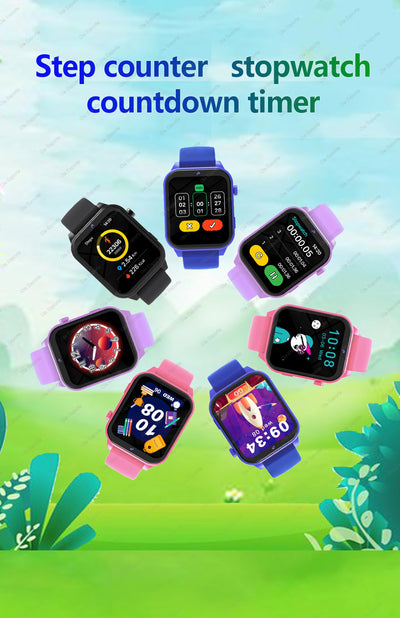 2025 New Smart Watch Kids 1.83 Inch Display 18 Games Sleep Monitor Camera Alarm Clock Children Kids Smartwatch Boys Girls Gifts