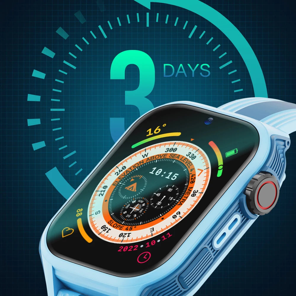 2025 New VK36 4G Children Smartwatch Camera Video Call SOS SIM Card WIFI GPS Positioning Compatible with Android IOS Kids Watch
