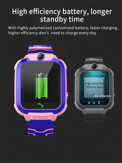 Xiaomi Kids Smart Watch SOS GPS Location Tracke Sim Card Call Child SmartWatch Camera Waterproof Watch Gift For Ios Android NEW