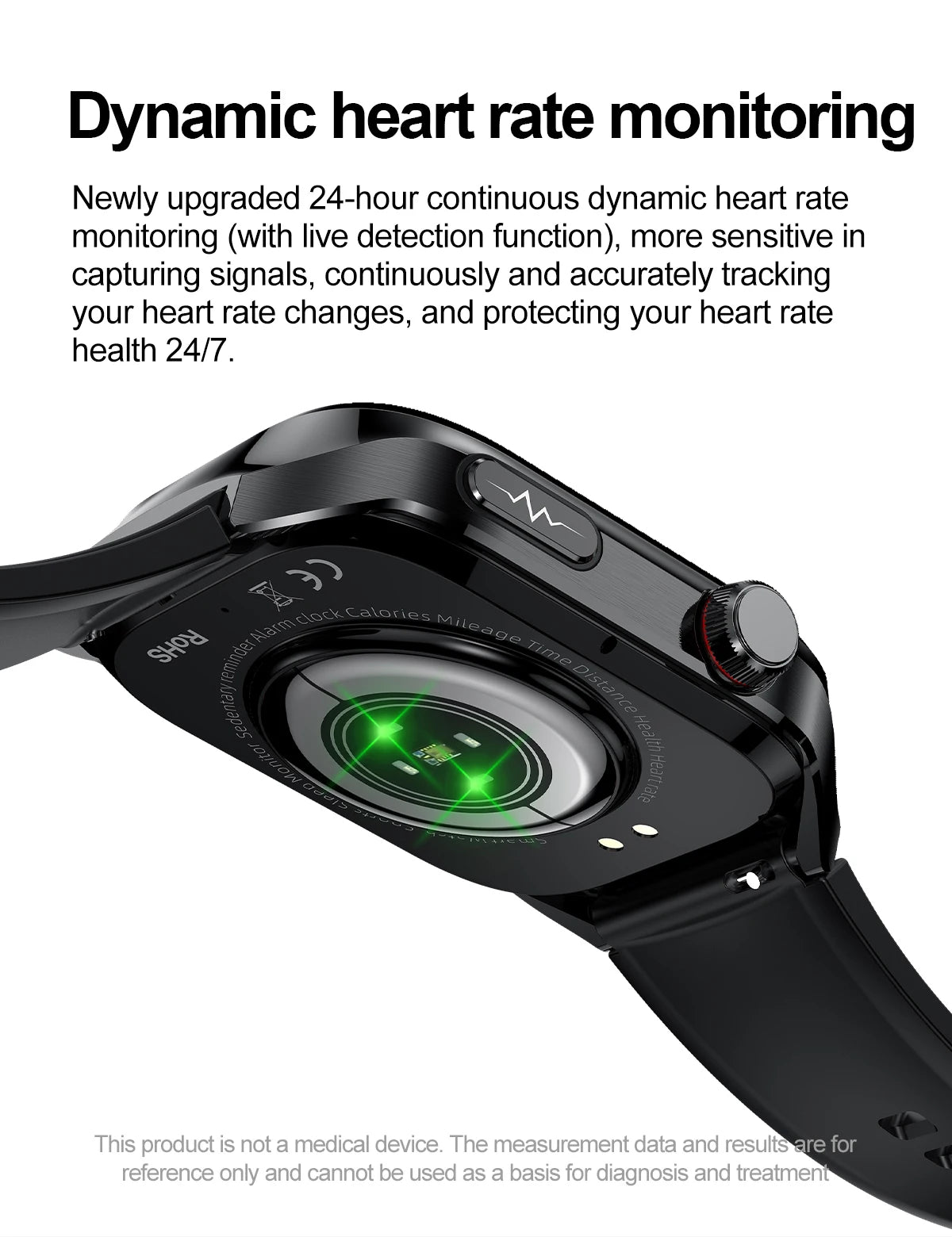 2025 New Micro Physical Examination ECG Smart Watch Men Uric Acid Body Fat Five Organ BP Health Watches HD Call Smart Bracelet