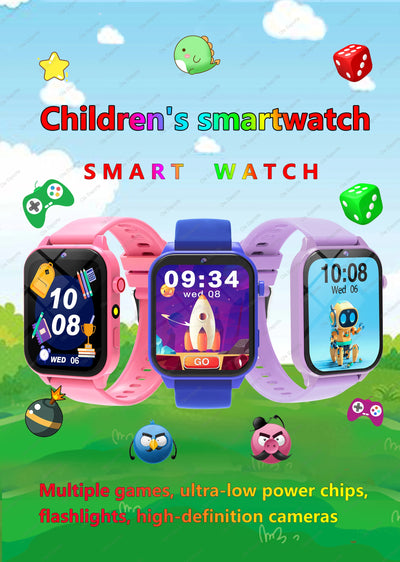 2025 New Smart Watch Kids 1.83 Inch Display 18 Games Sleep Monitor Camera Alarm Clock Children Kids Smartwatch Boys Girls Gifts