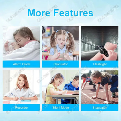 New Kids Smartwatch GPS Location Tracker SOS 2G Sim Call Child Smart Watch Camera IP67 Waterproof Watch Gift For IOS Android New