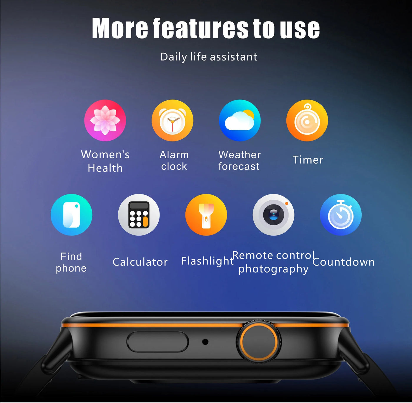 LIGE 2025 For Android IOS GPS Smart Watch Women 2.01" HD Screen Heart Rate Bluetooth Call Compass IP68 Waterproof Men Smartwatch