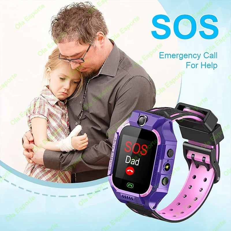 New Kids Smartwatch GPS Location Tracker SOS 2G Sim Call Child Smart Watch Camera IP67 Waterproof Watch Gift For IOS Android New