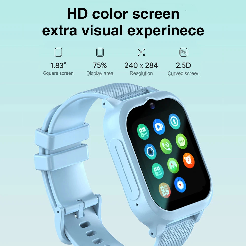 New 4G Video Call Chat Smart Watch Kids Student Waterproof GPS WIFI LBS Location 700Mah Battery Calculator Children Smartwatch