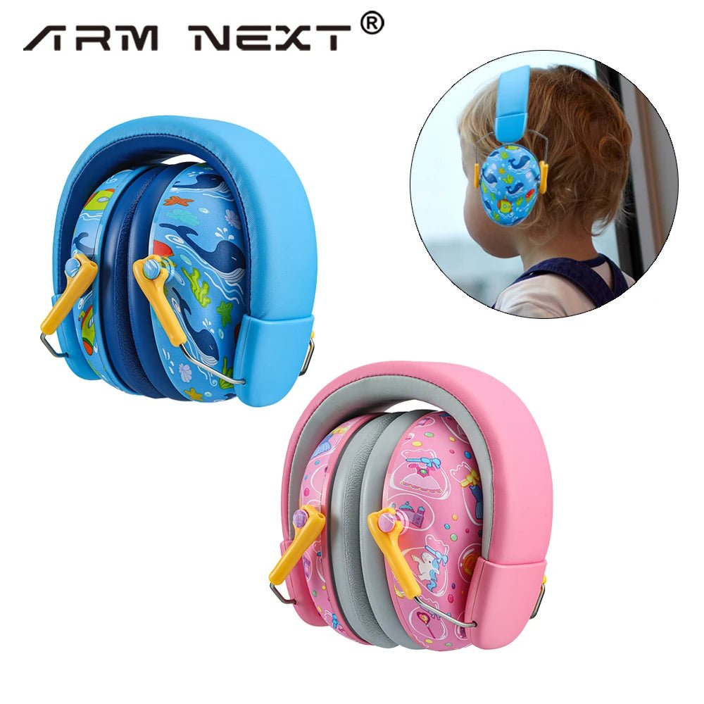 ARM NEXT K30 Kid Ear Protection Baby Kids Noise Reduction Ear Defenders earmuff for children Adjustable NRR 25db Safety - Tiny Treasure Boutik
