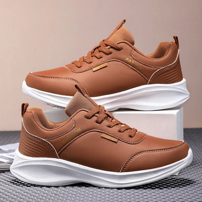 Autumn Light Men Sneakers Lace Up Casual Shoes For Men Cushioning Men Sport Shoes For Running Winter Waterproof Walking Shoes - Tiny Treasure Boutik