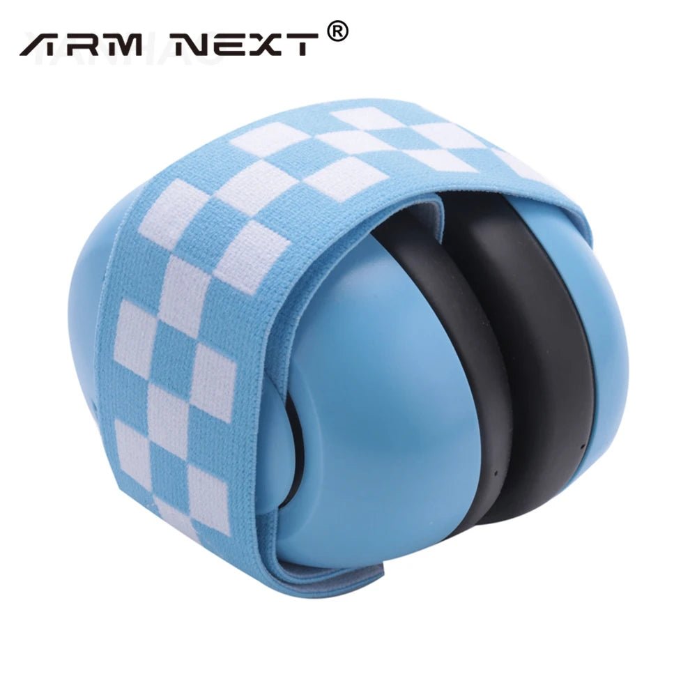 Infant Ear Muffs Noise Cancelling Soft Padded Design Baby Ear Protection Headphones with Elastic Headband - Tiny Treasure Boutik