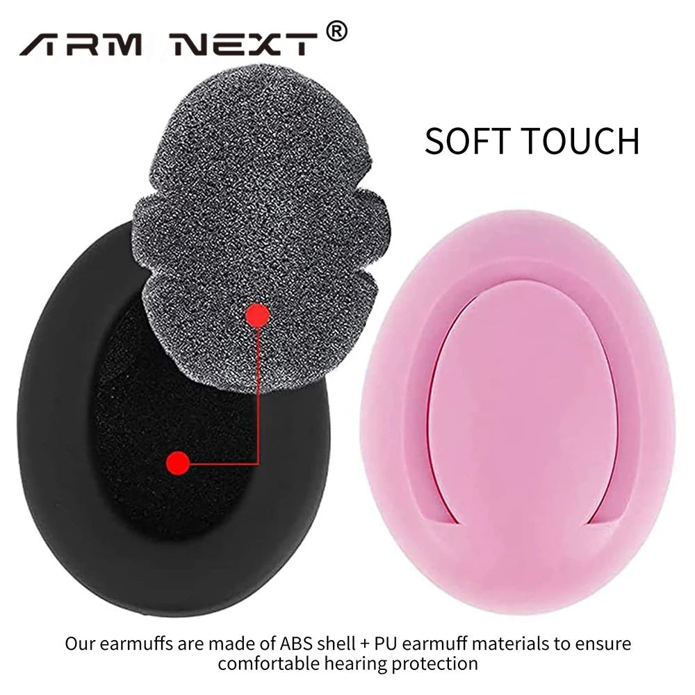 Infant Ear Muffs Noise Cancelling Soft Padded Design Baby Ear Protection Headphones with Elastic Headband - Tiny Treasure Boutik