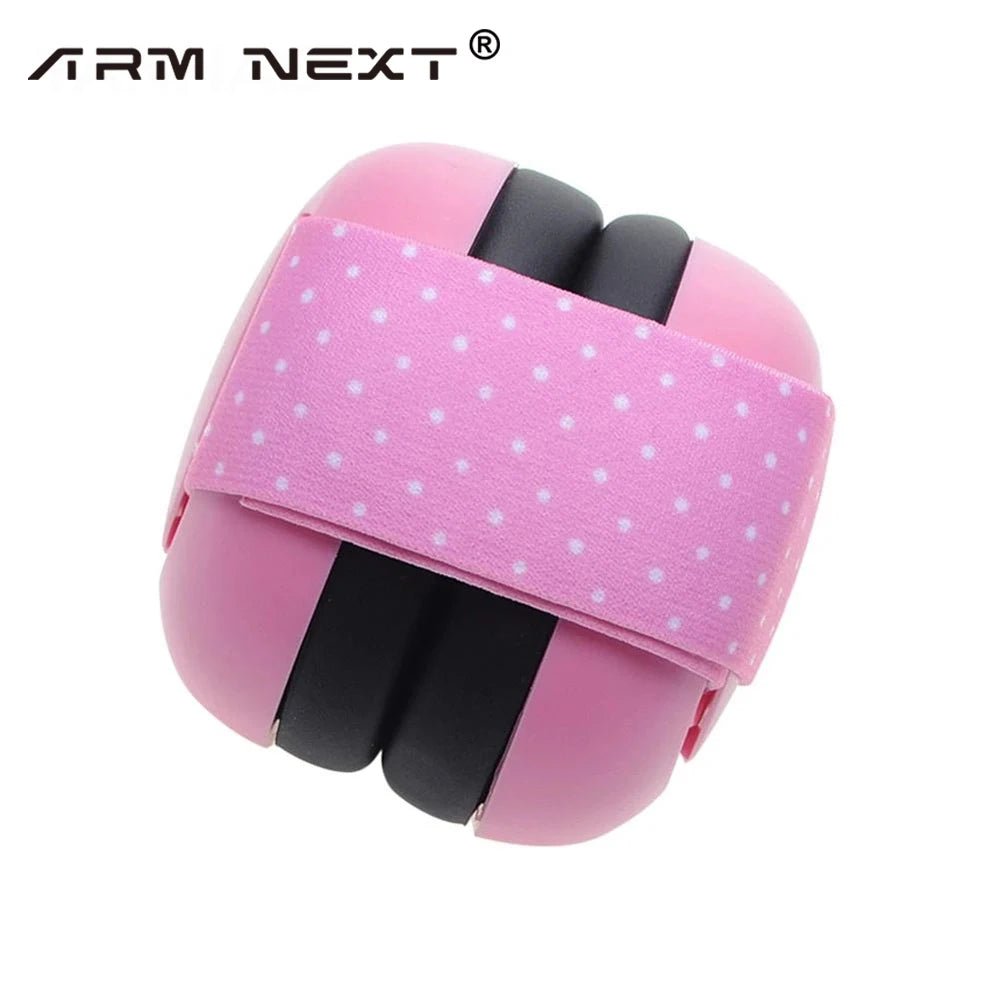 Infant Ear Muffs Noise Cancelling Soft Padded Design Baby Ear Protection Headphones with Elastic Headband - Tiny Treasure Boutik