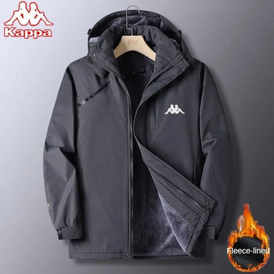 Kappa Jacket Men's Autumn Winter 2024 New Luxury Brand Loose Windbreaker Outdoor Multi - pocket Windproof Waterproof Jackets Top - Tiny Treasure Boutik