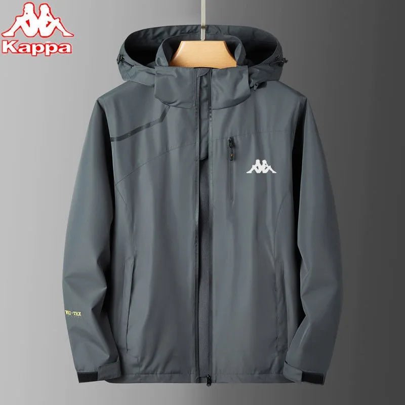 Kappa Jacket Men's Autumn Winter 2024 New Luxury Brand Loose Windbreaker Outdoor Multi - pocket Windproof Waterproof Jackets Top - Tiny Treasure Boutik