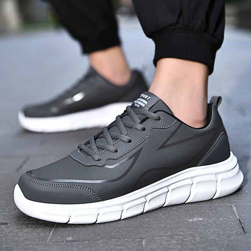 Men Sneakers 2024 New Casual Shoes Pu Waterproof Lightweight Walking Shoes Plus Size 48 Footwear Hombre Men Shoes - Tiny Treasure Boutik