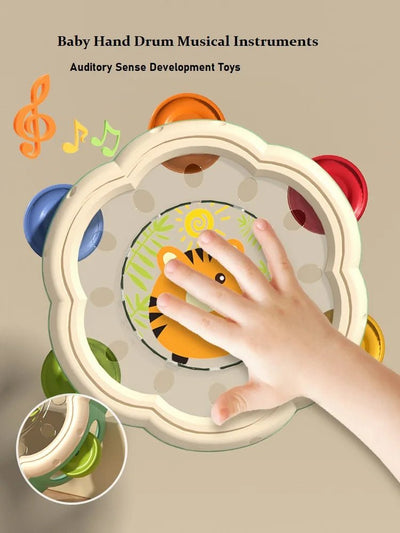 Montessori Baby Toys 0 12Month Musical Instruments Drum Educational Toys For Children Interactive Development Games for Babies - Tiny Treasure Boutik