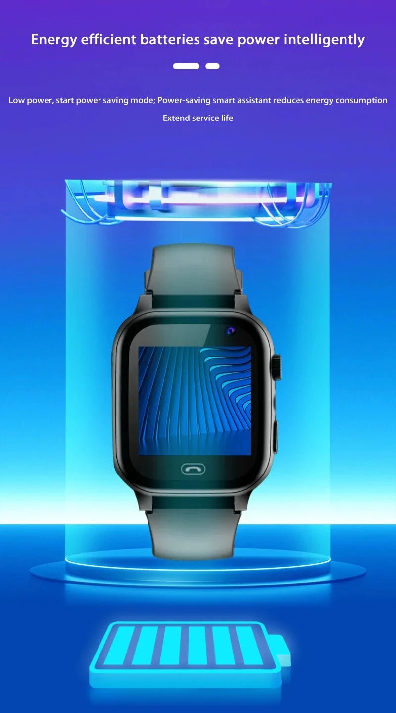 Xiaomi Kids 4G Smart Watch SOS GPS Location Video Call Sim Card Child SmartWatch Camera Waterproof Watch For Boys Girls Present - Tiny Treasure Boutik