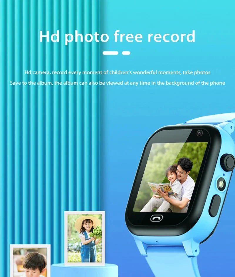 Xiaomi Kids 4G Smart Watch SOS GPS Location Video Call Sim Card Child SmartWatch Camera Waterproof Watch For Boys Girls Present - Tiny Treasure Boutik